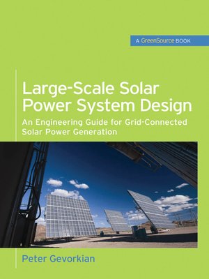 cover image of Large-Scale Solar Power System Design